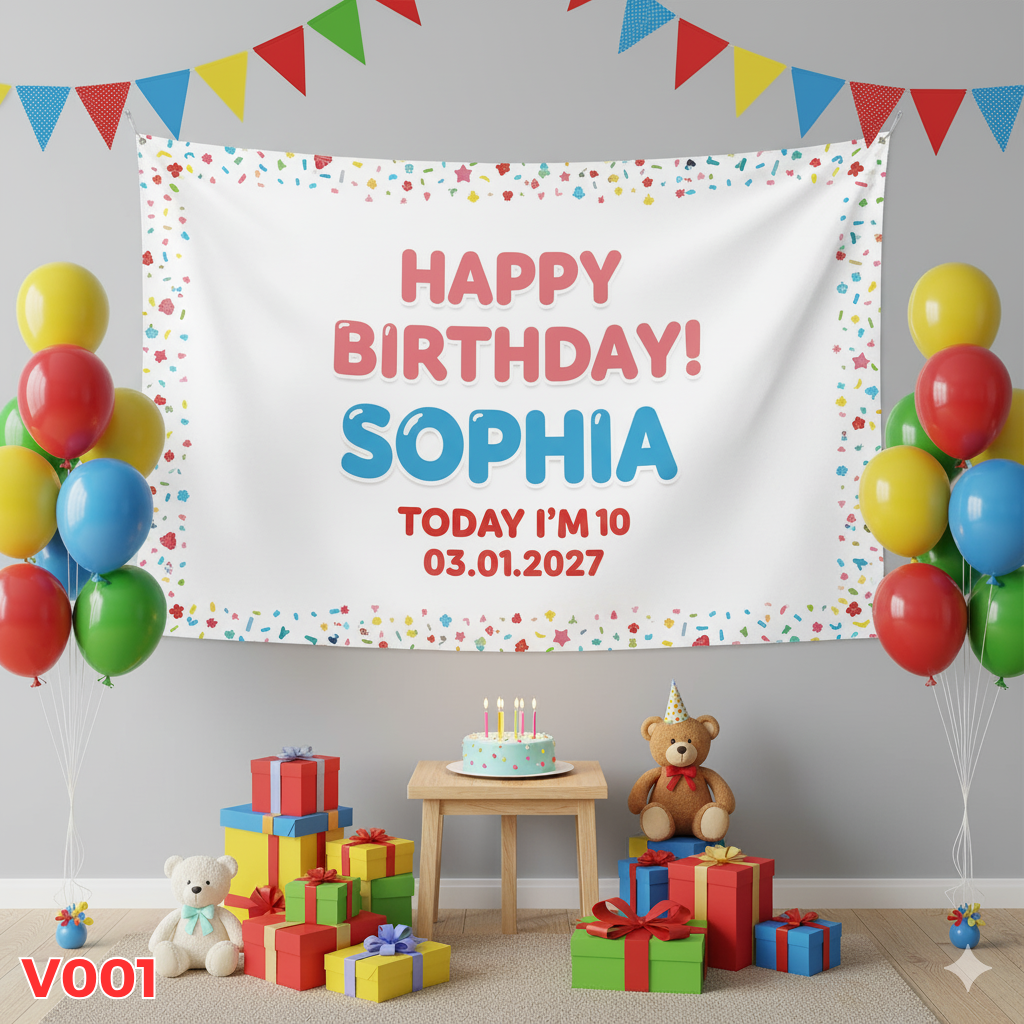 Birthday Wall Tapestry